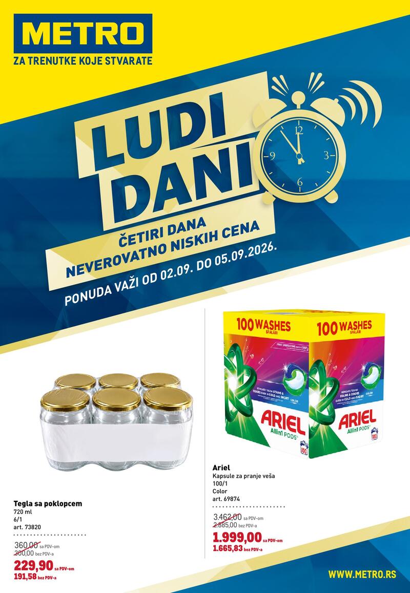 Metro katalog ludi dani
