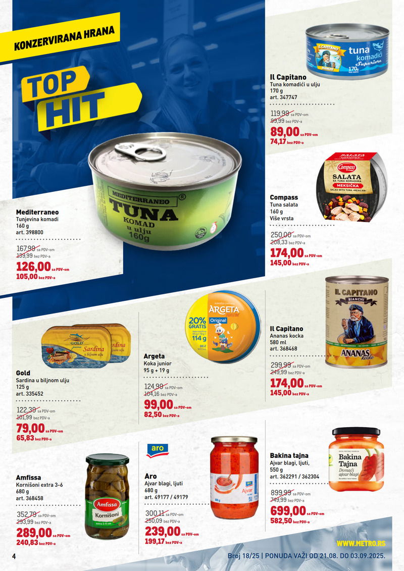 Metro katalog hrana