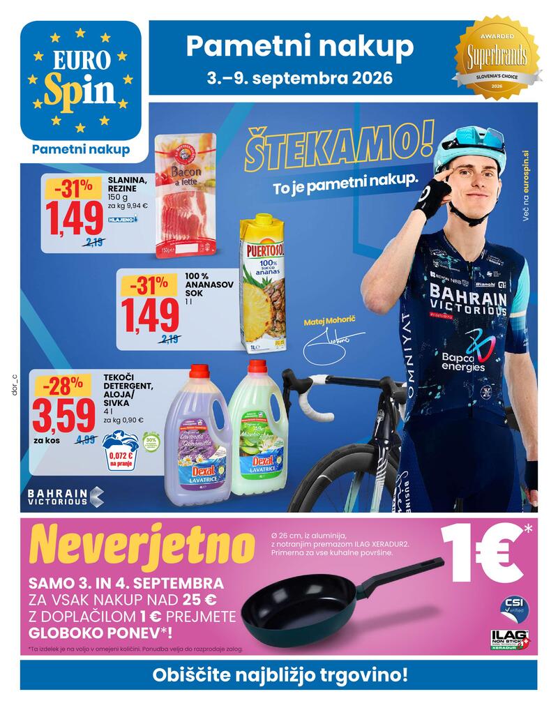 Eurospin katalog akcija Tedenski letak