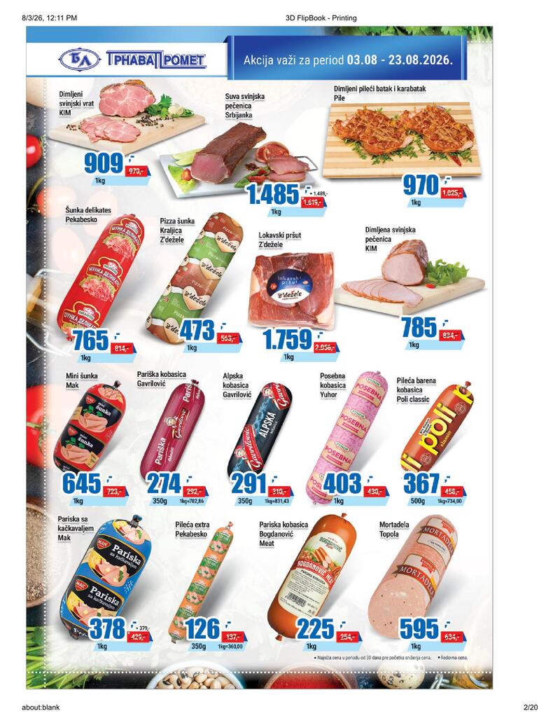 Trnava Promet katalog akcija