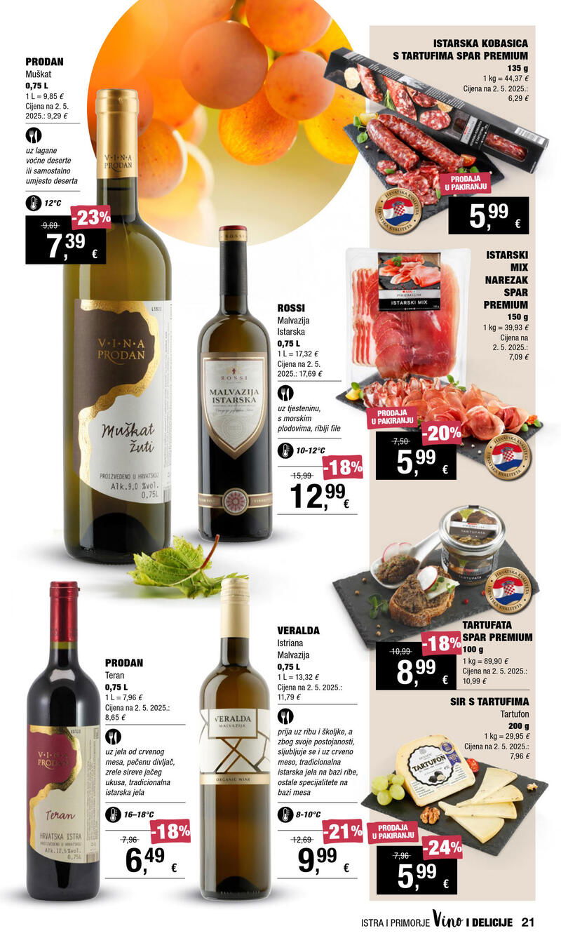 Spar vino i delicije