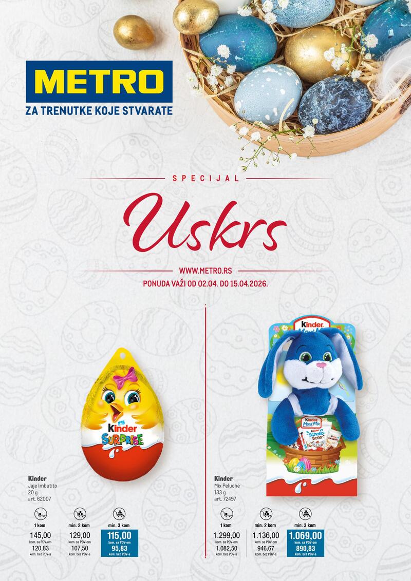 Metro katalog Uskrs