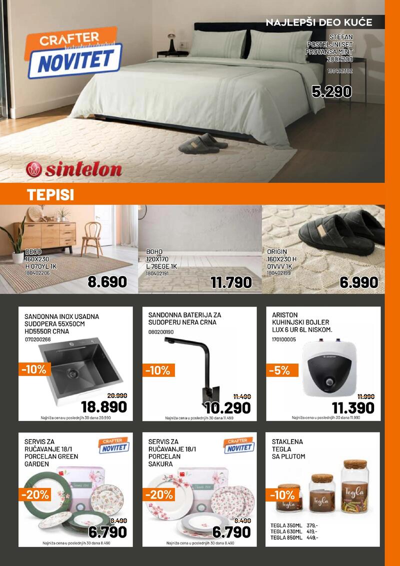 Crafter akcijski katalog
