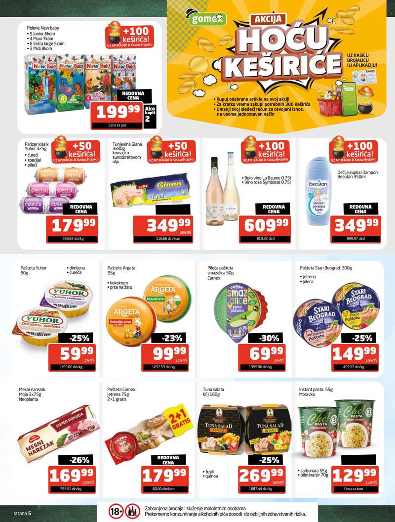 Gomex katalog hrana