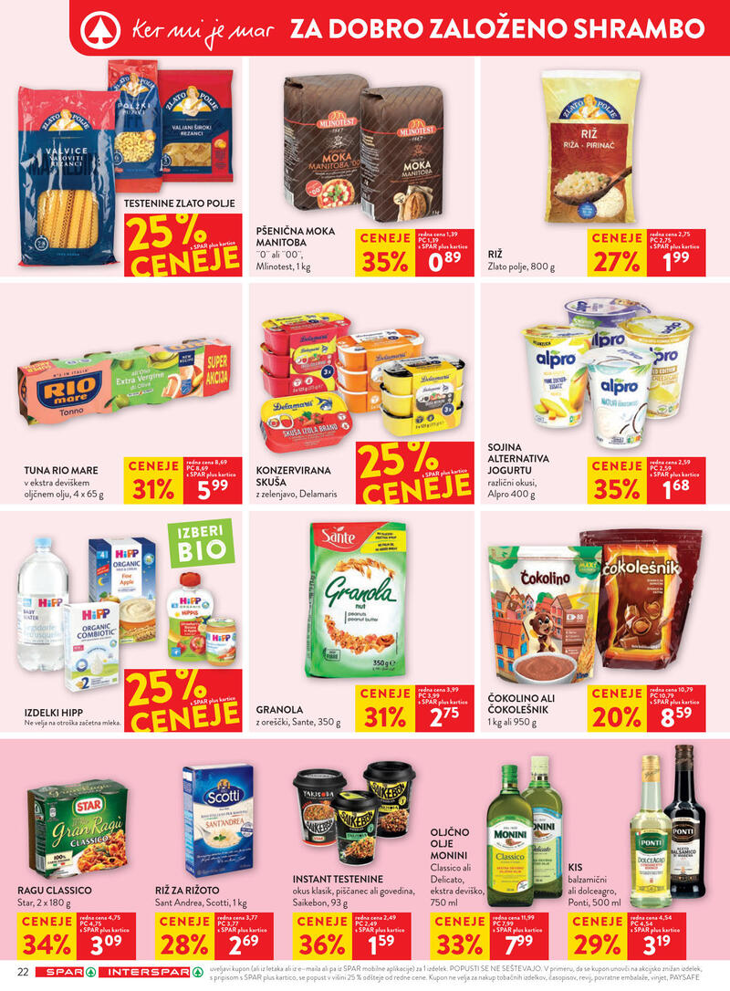 Spar redni katalog