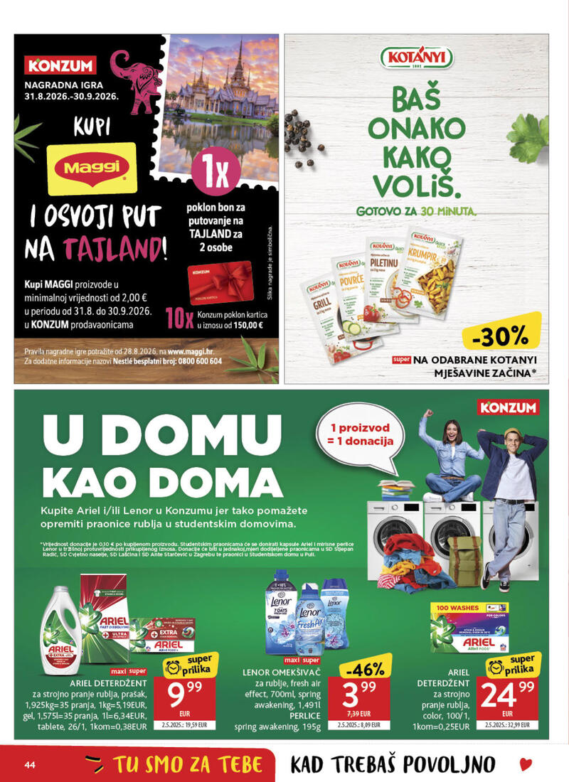 Konzum kataloška akcija