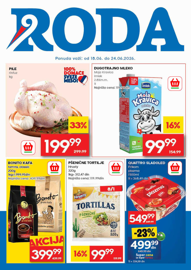 Roda katalog akcija Nedeljna ponuda