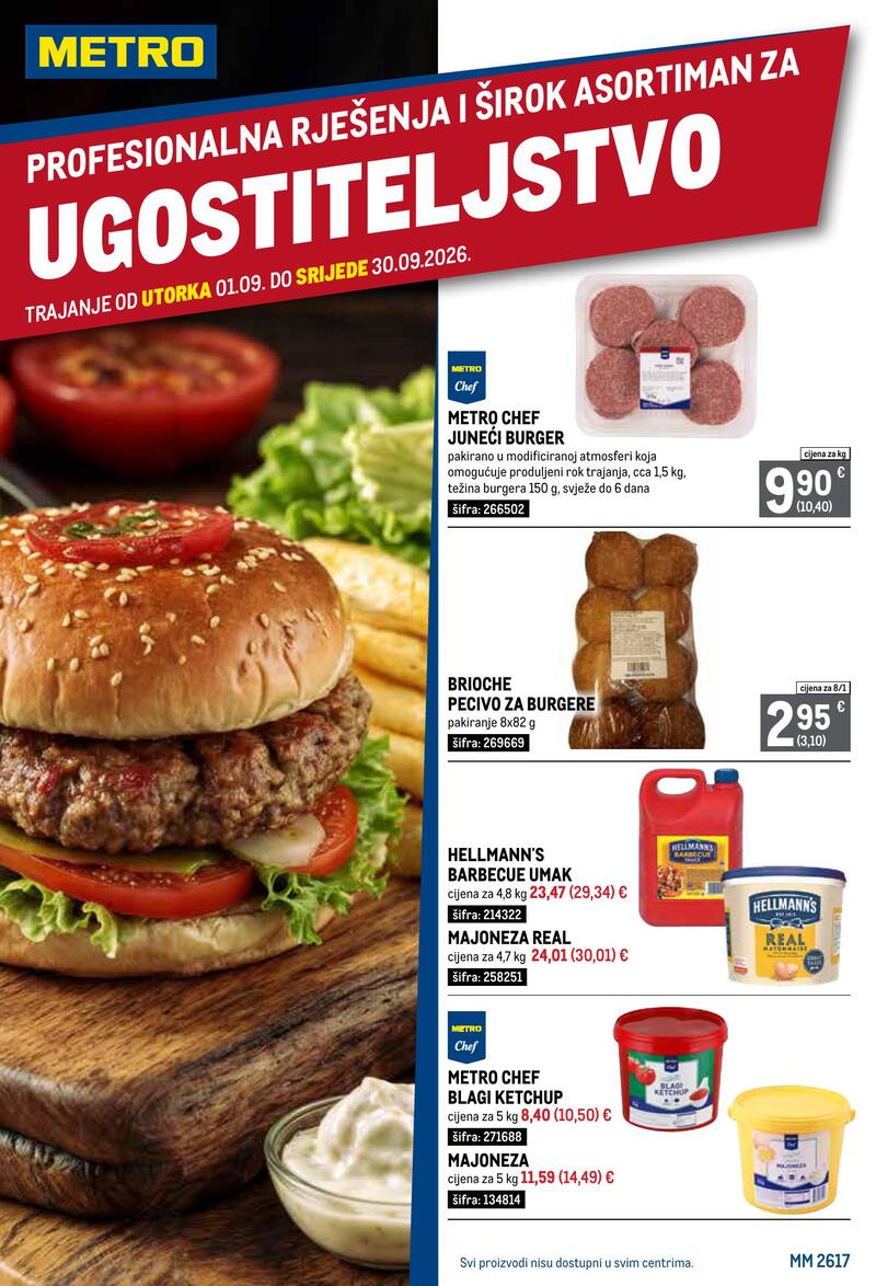 Metro katalog akcija Profesionalna rješenja za ugostiteljstvo