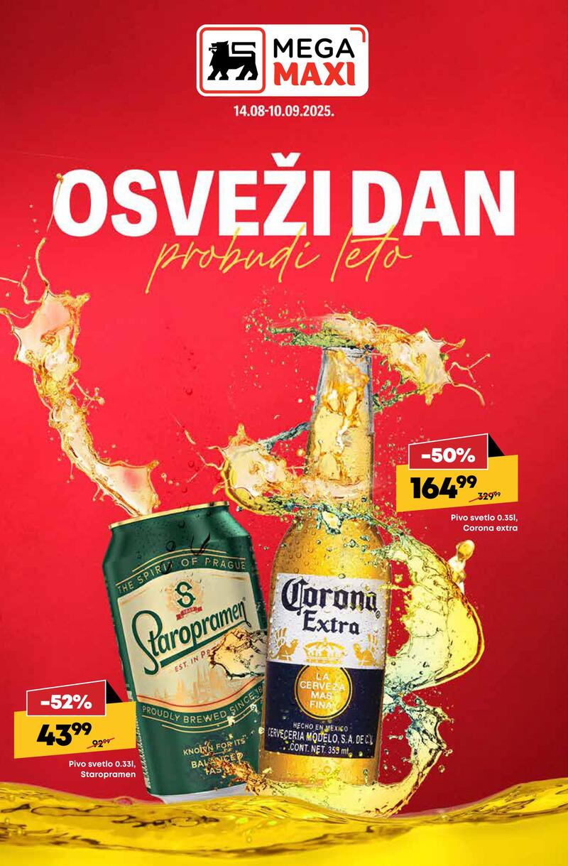 Mega Maxi pivski liflet