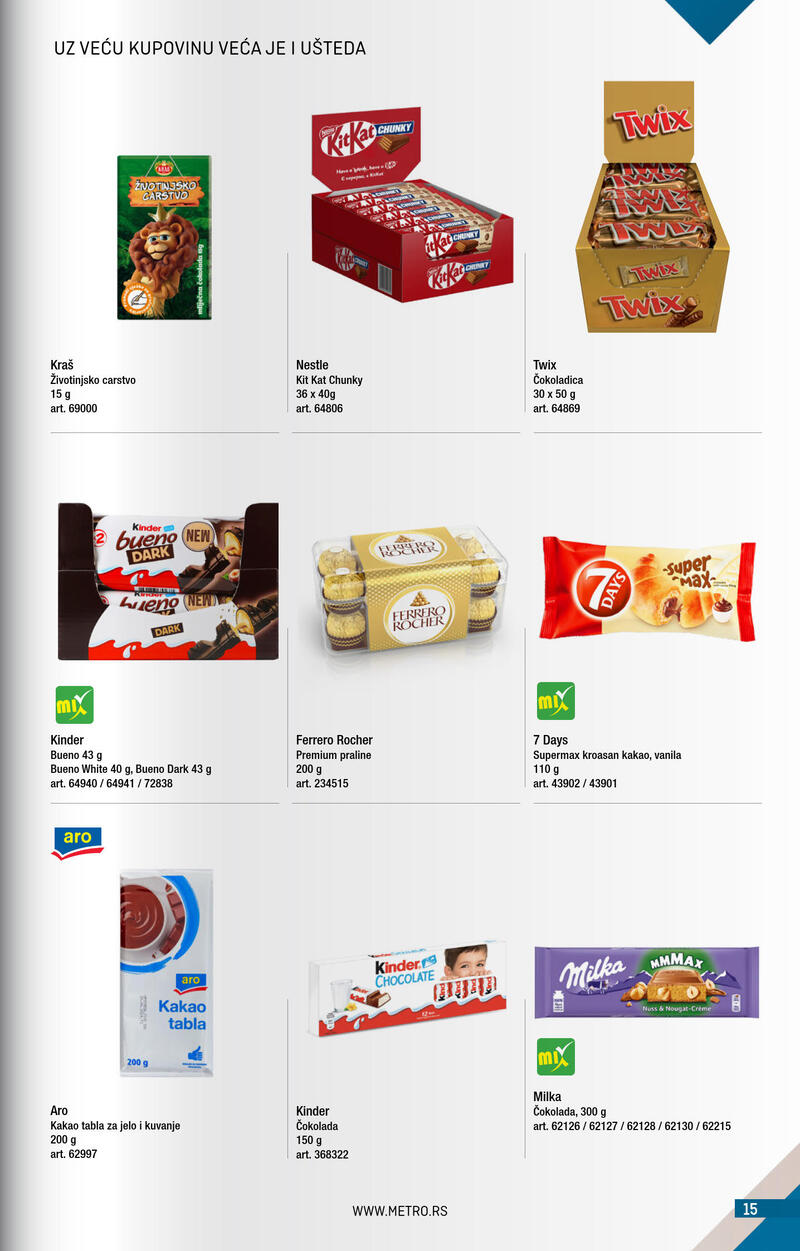 Metro katalog - Kupi više plati manje
