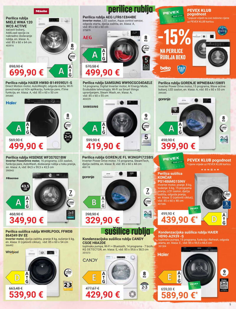 Pevex kataloška akcija