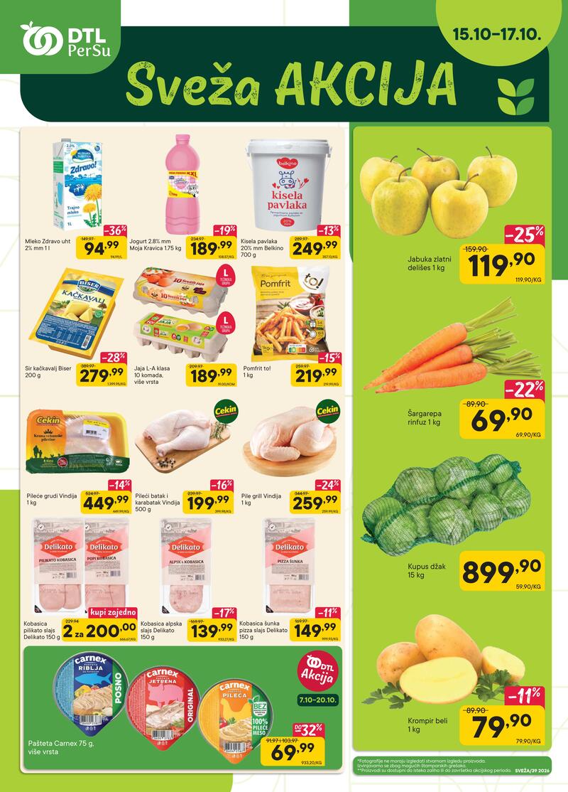 PerSu katalog akcija Sveža akcija