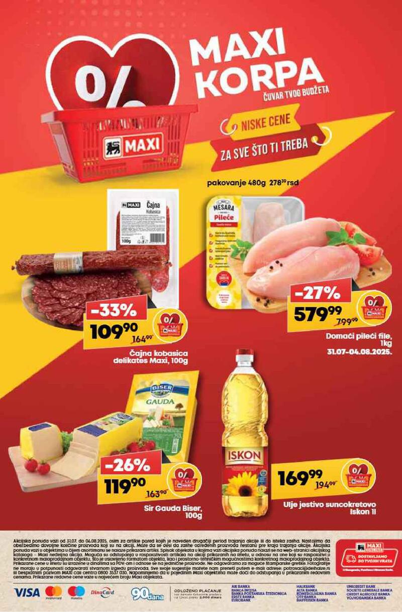 Mega Maxi nedeljna akcija
