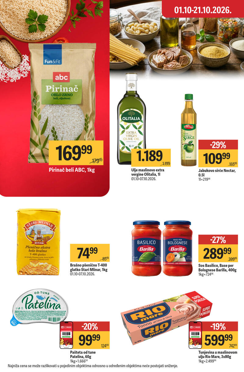 Maxi katalog – Nedeljna akcija