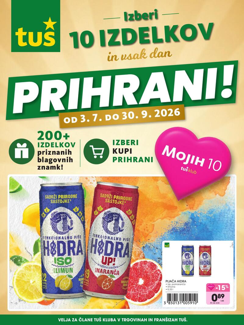 Tuš katalog akcija Mojih 10