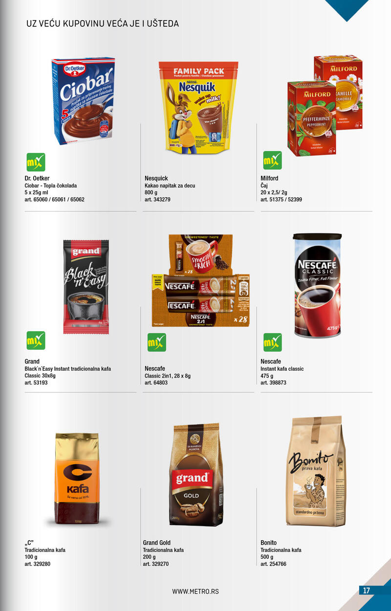 Metro katalog - Kupi više plati manje