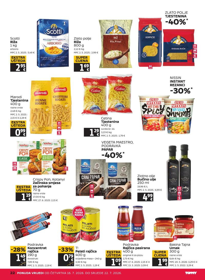 Tommy akcijski katalog