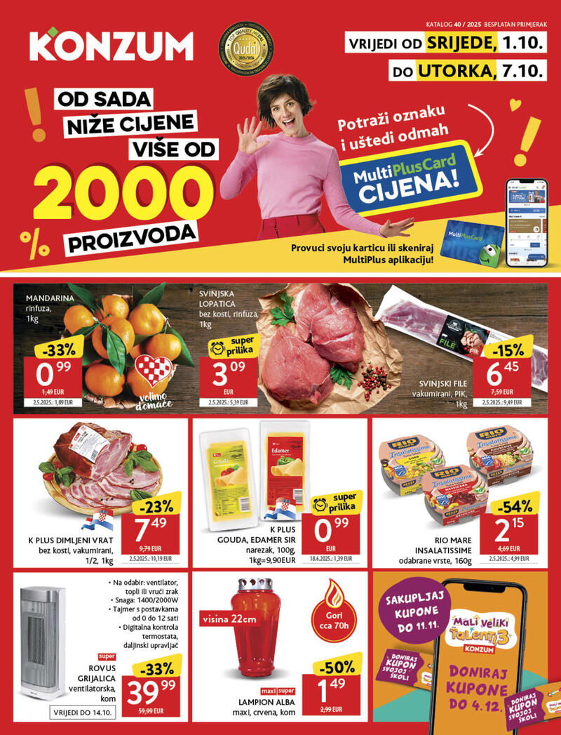 Konzum kataloška akcija