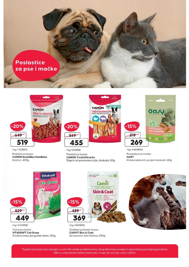 Pet centar akcijski katalog