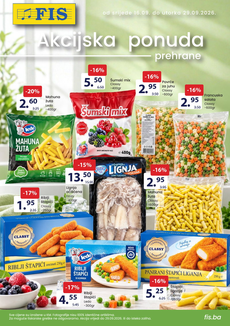 FIS katalog akcija Prehrana i hemija