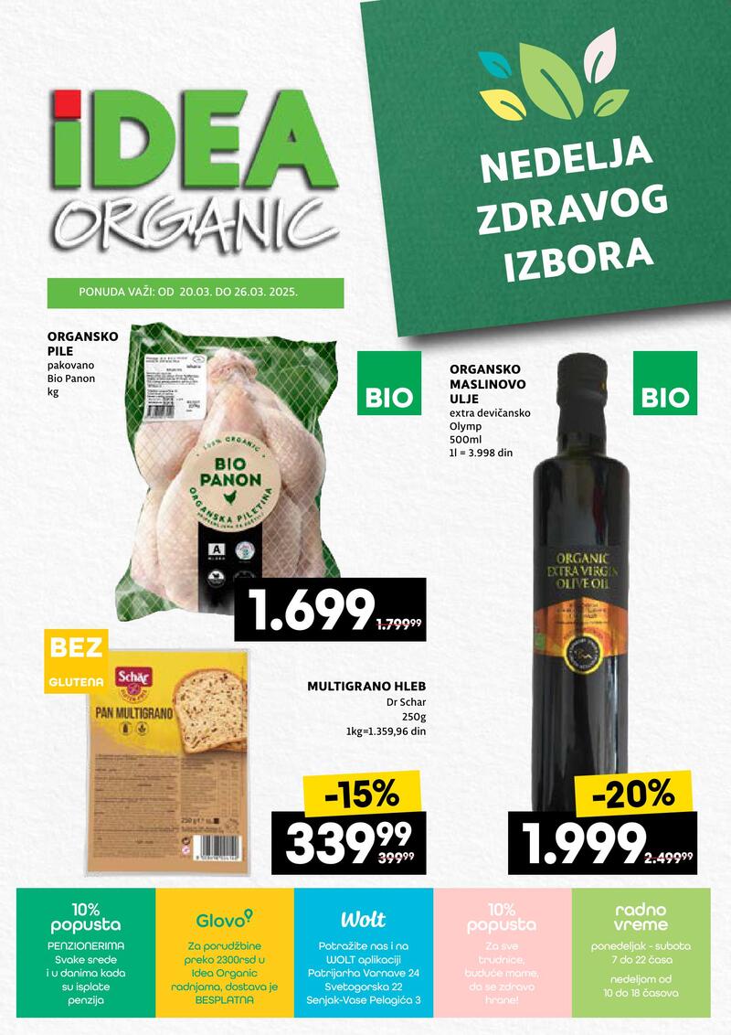 Idea organic - nedelja zdravlja