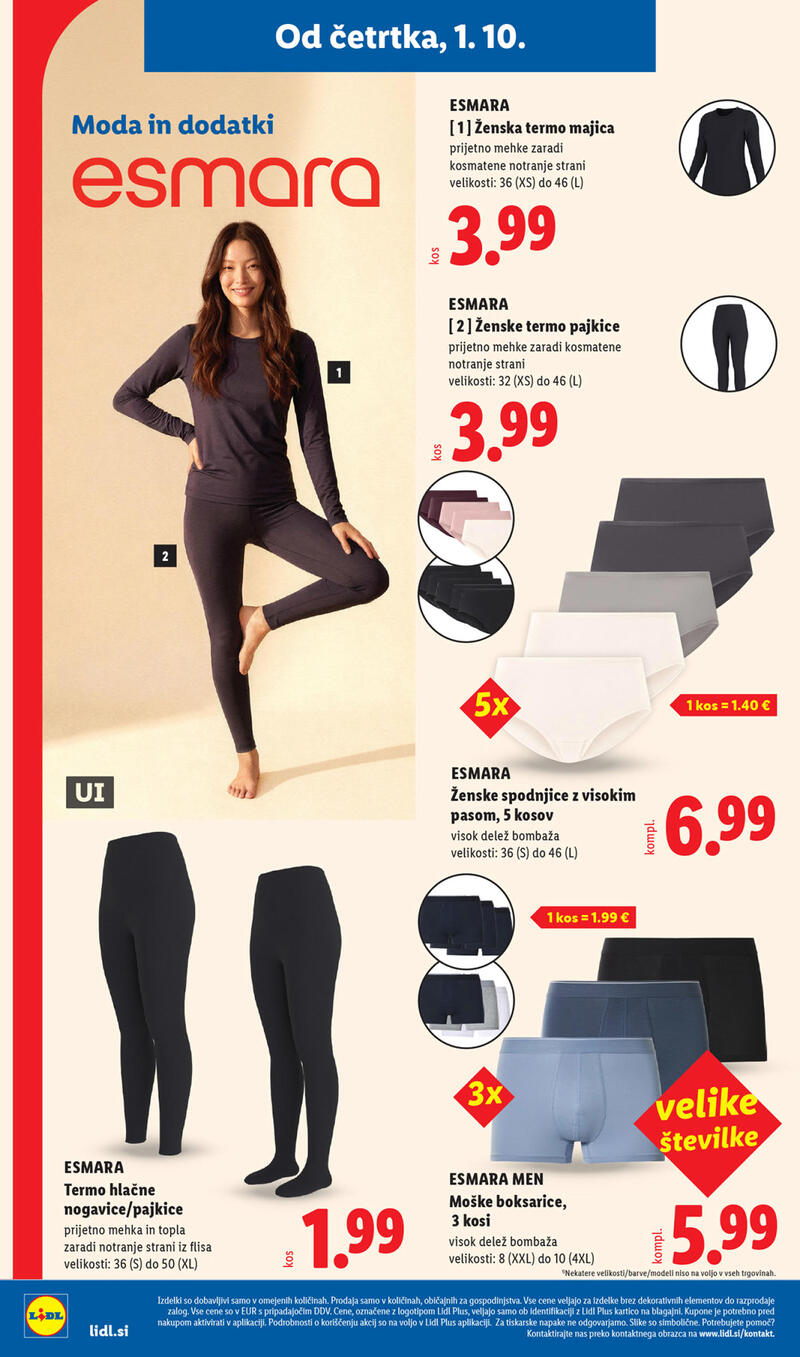 Lidl katalog - Tedenska akcija