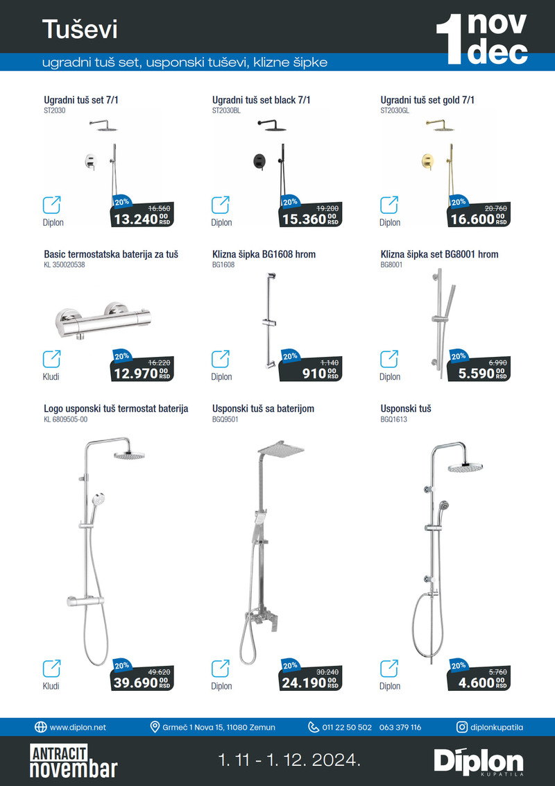 Diplon kupatila katalog akcija