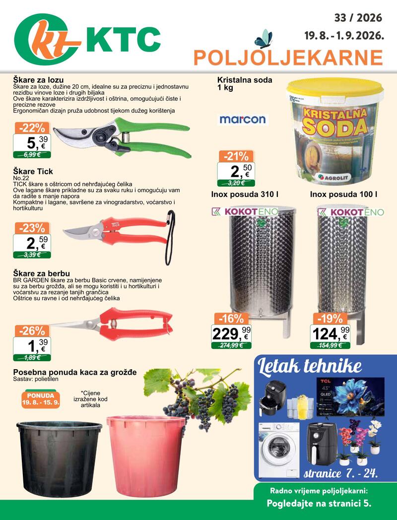 KTC katalog akcija Katalog tehnike i posuđa
