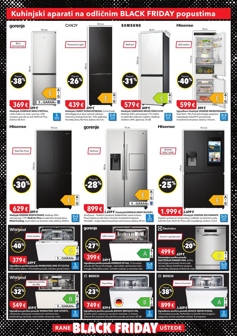 Harvey Norman katalog - Rane Black Friday uštede