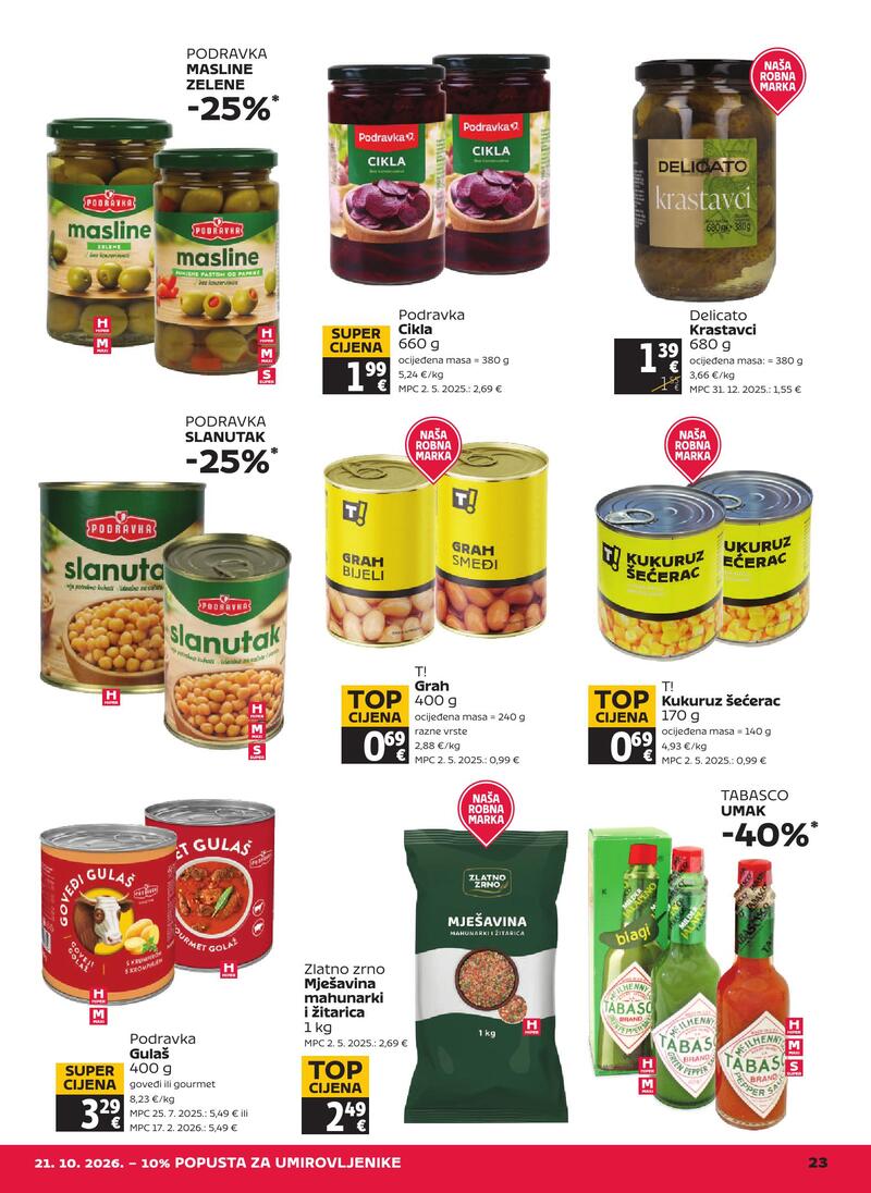Tommy katalog - Tjedna akcija