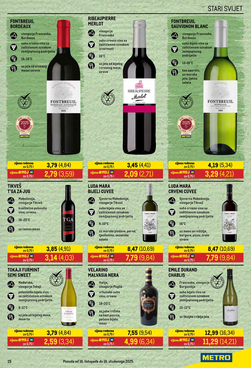 Metro vino