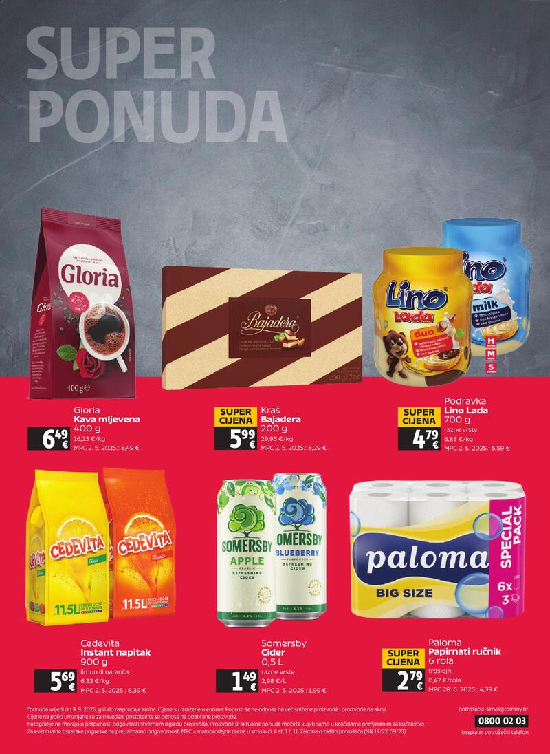 Tommy akcijski katalog