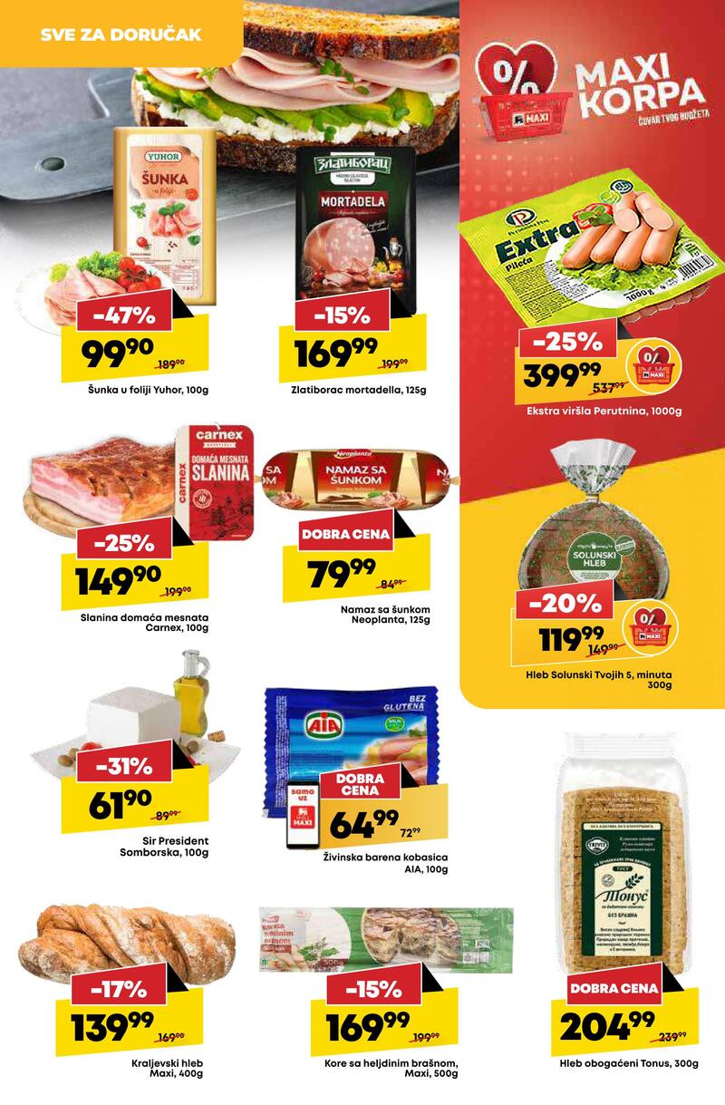 Mega Maxi nedeljna akcija