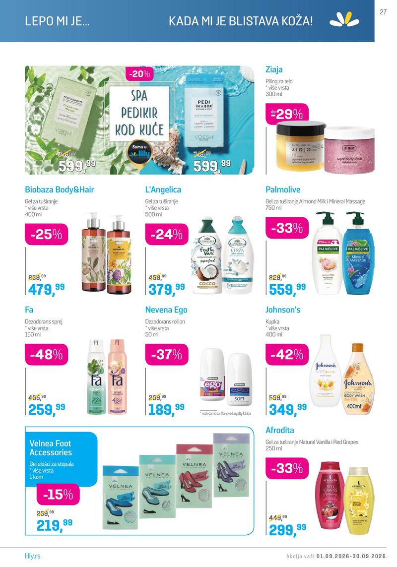 Lilly Drogerie katalog akcija