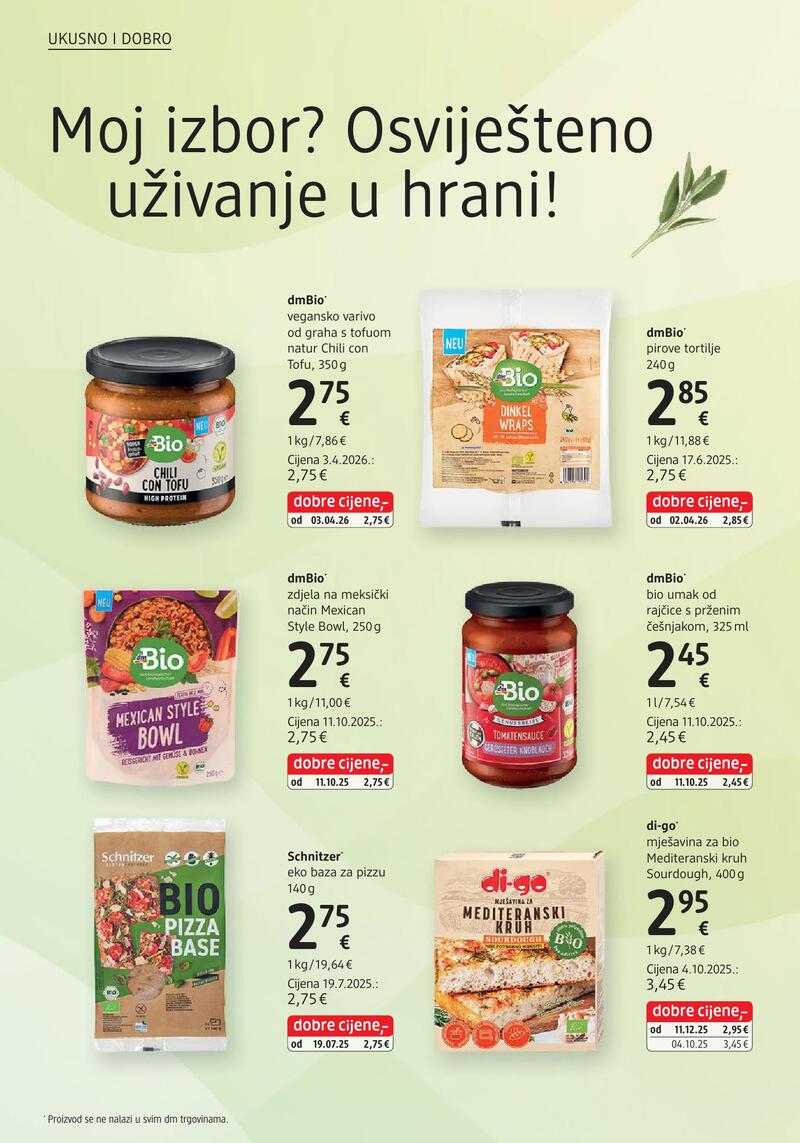 DM mjesečni katalog