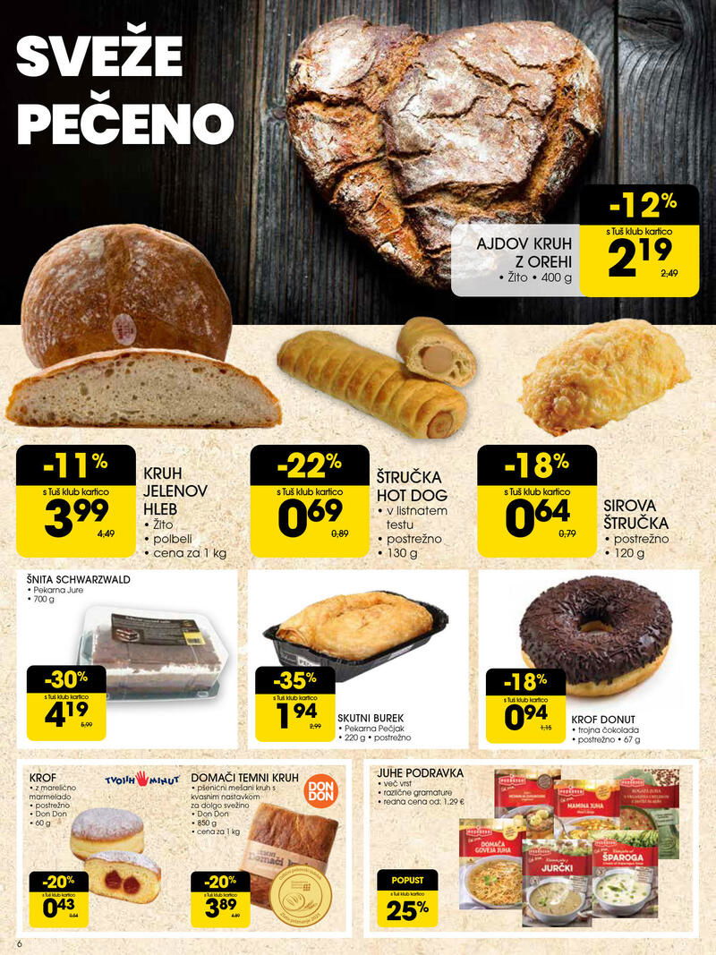 Tuš redni katalog