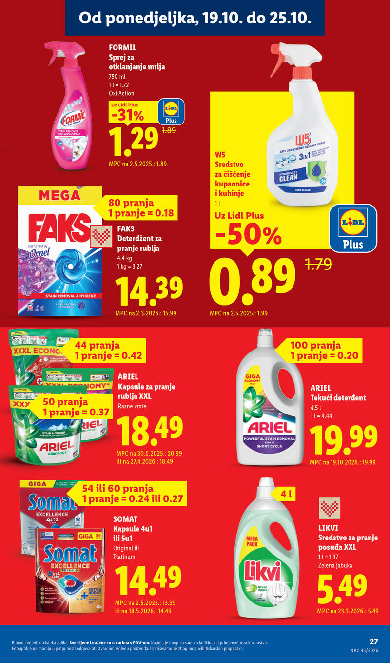 Lidl katalog - Tjedna akcija