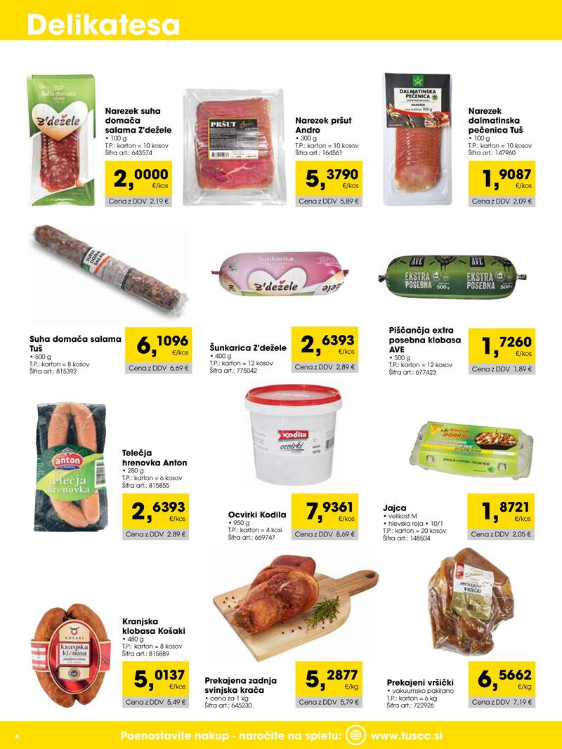 Tuš Cash & Carry katalog - Trgovec