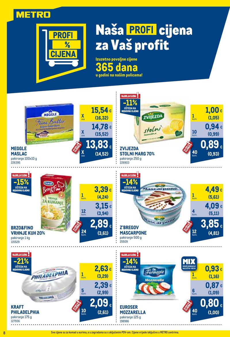 Metro katalog - Profi cijena