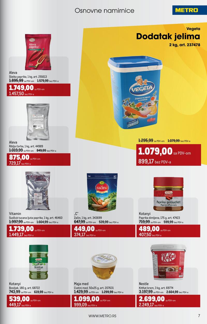 Metro katalog ugostitelji
