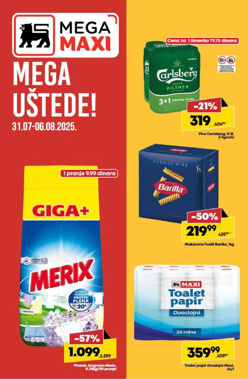 Mega Maxi nedeljna akcija