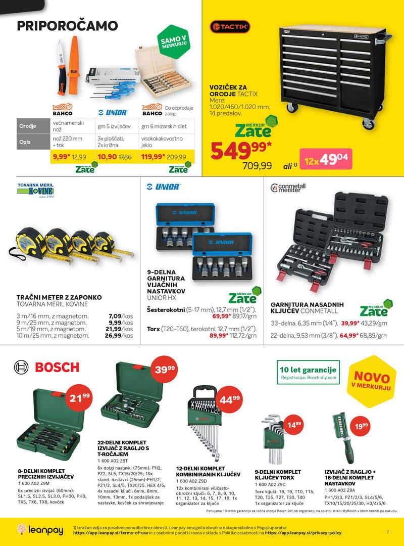 Merkur akcijski katalog