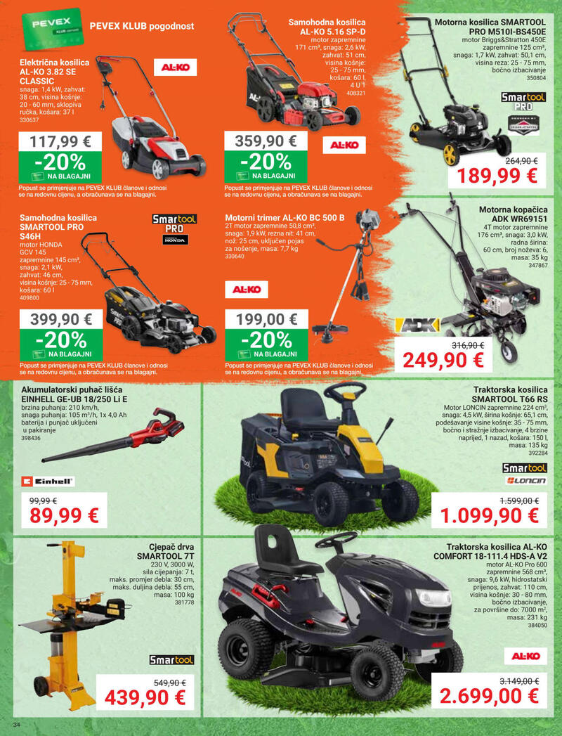Pevex katalog - Mjesečna akcija