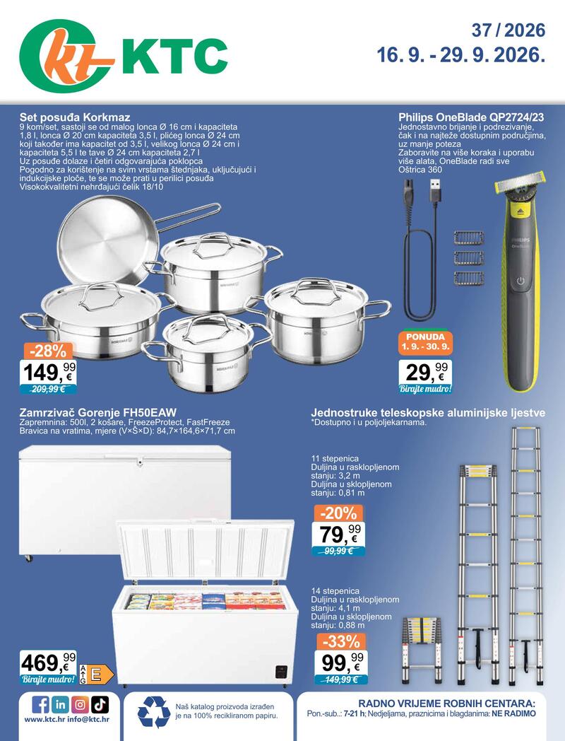 KTC katalog akcija Katalog tehnike i posuđa