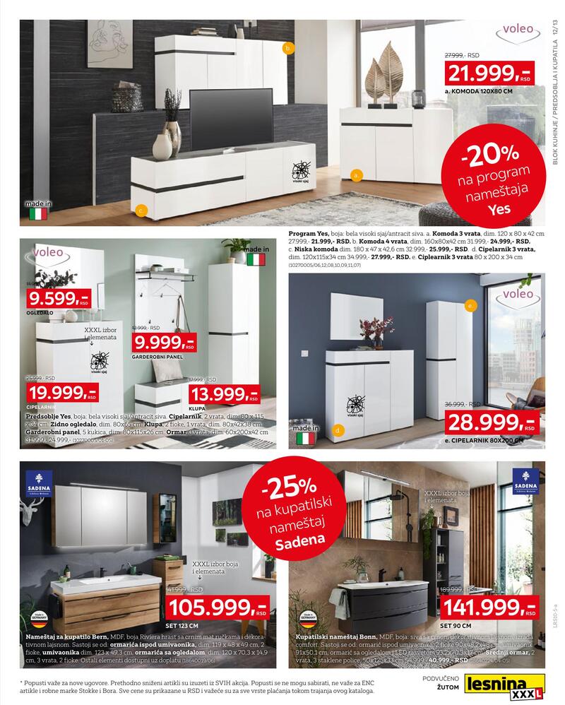 Lesnina XXXL katalog akcija