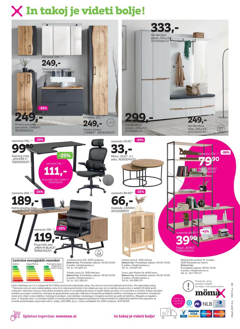 Mömax pohištvo katalog