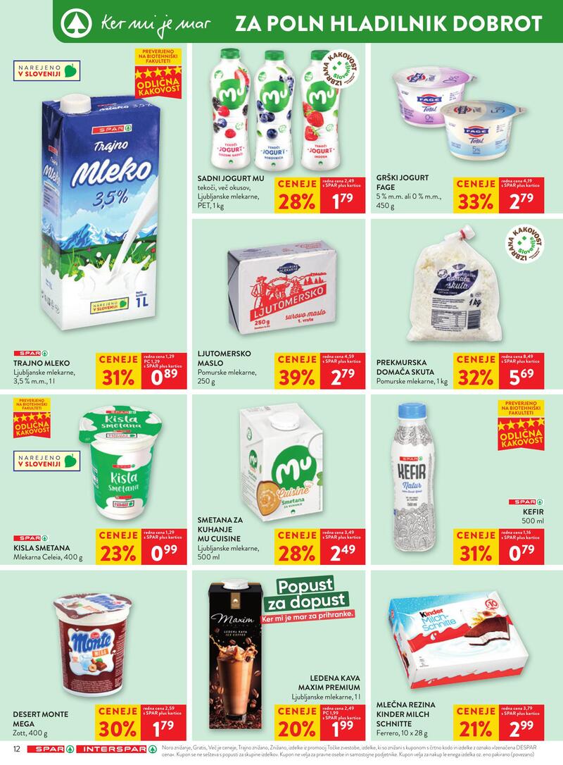Spar redni katalog