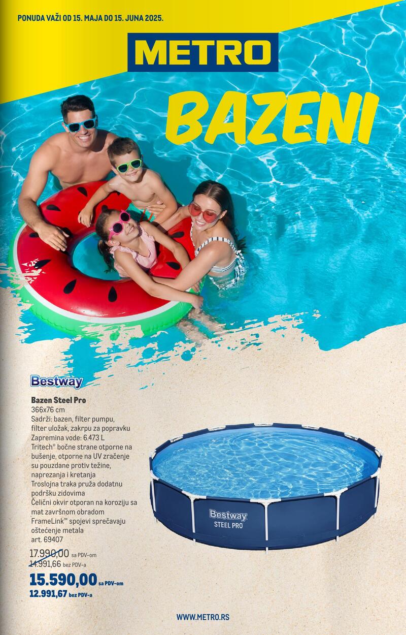 Metro katalog bazeni