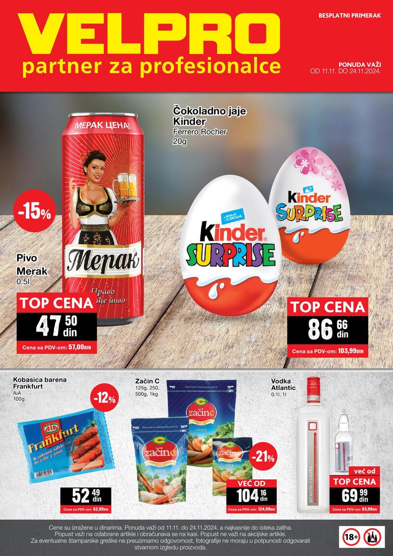 Velpro katalog akcija