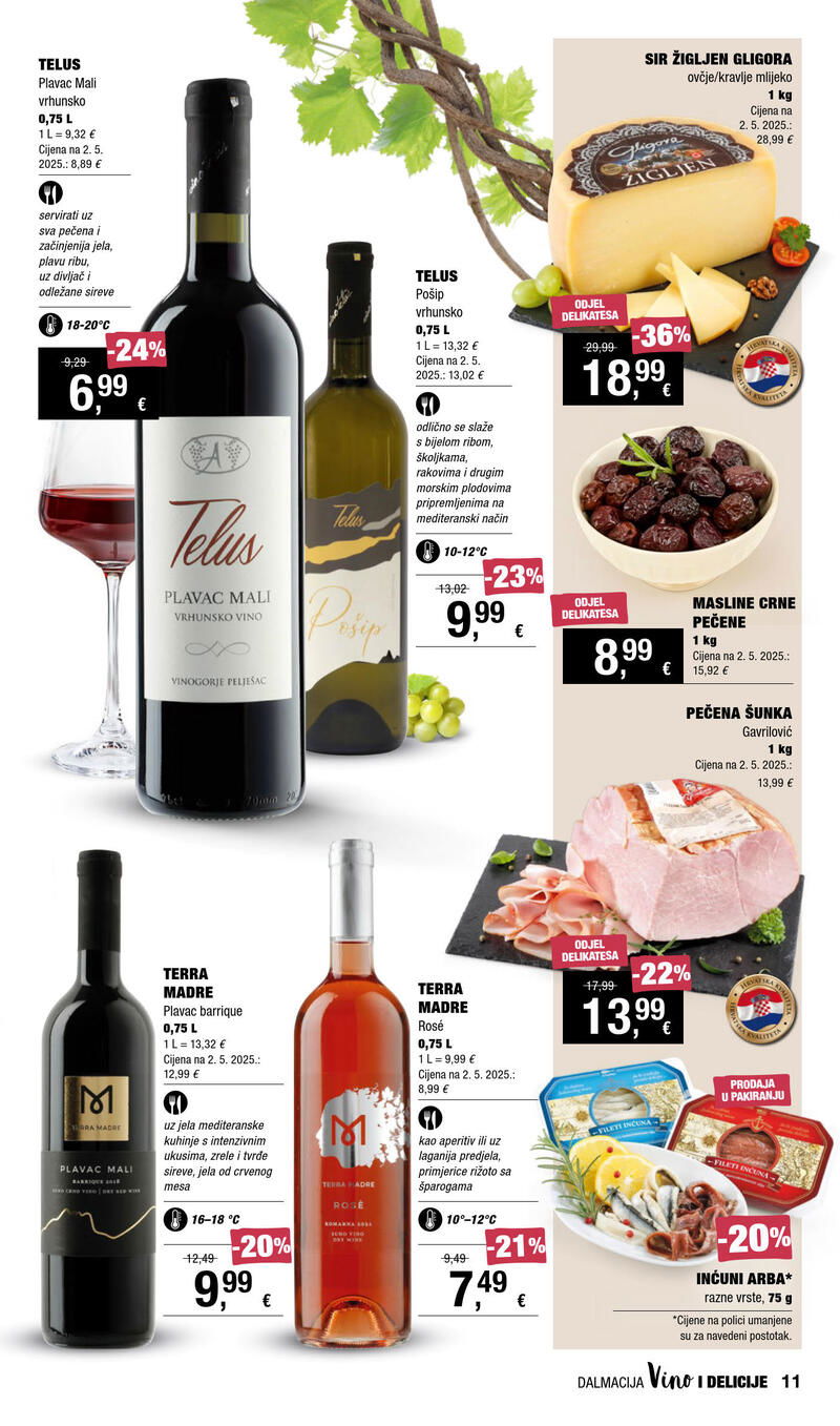 Spar vino i delicije